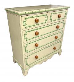Victorian Faux Bamboo Painted Chest Of Drawers - 4615013