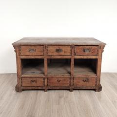Victorian Irish Pine Shop Cabinet circa 1860 - 3524622