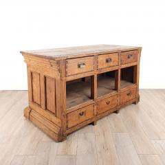Victorian Irish Pine Shop Cabinet circa 1860 - 3524623