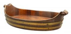 Victorian Mahogany And Brass Tray - 4330289
