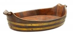 Victorian Mahogany And Brass Tray - 4330290