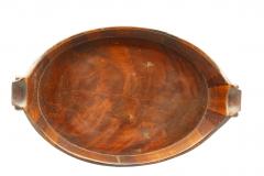Victorian Mahogany And Brass Tray - 4330293