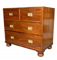 Victorian Mahogany Campaign Chest - 4292662
