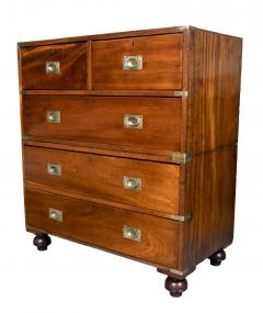 Victorian Mahogany Campaign Chest - 4359197
