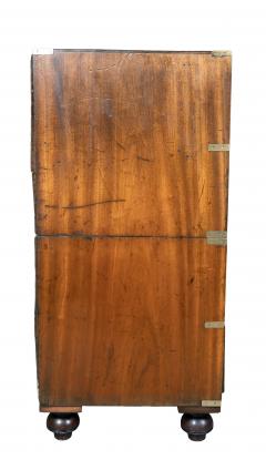 Victorian Mahogany Campaign Chest - 4359212