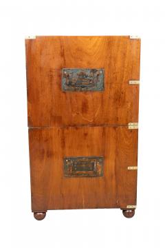 Victorian Mahogany Campaign Chest - 4474322