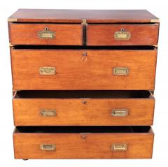 Victorian Mahogany Campaign Chest - 4723255
