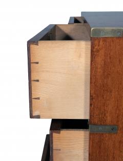 Victorian Mahogany Campaign Chest - 4810162