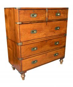 Victorian Mahogany Campaign Chest - 4810227