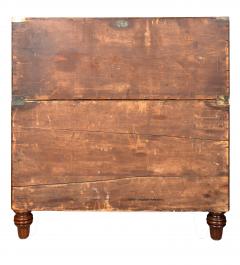 Victorian Mahogany Campaign Chest By S W Silver Co - 4396650