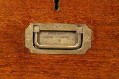 Victorian Mahogany Campaign Chest By S W Silver Co - 4396654