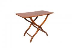 Victorian Mahogany Campaign Map Table - 4137765