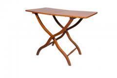 Victorian Mahogany Campaign Map Table - 4137766