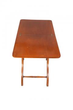 Victorian Mahogany Campaign Map Table - 4137768