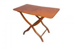 Victorian Mahogany Campaign Map Table - 4137775