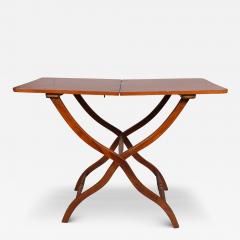 Victorian Mahogany Campaign Map Table - 4152240