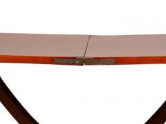 Victorian Mahogany Campaign Map Table - 4141700