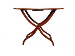 Victorian Mahogany Campaign Map Table - 4141701