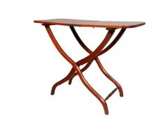 Victorian Mahogany Campaign Map Table - 4141718