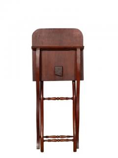 Victorian Mahogany Campaign Map Table - 4141722