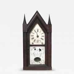 Victorian Mahogany Mantel Clock - 4717069