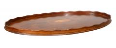 Victorian Mahogany Oval Tray - 4723211