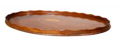 Victorian Mahogany Oval Tray - 4723212