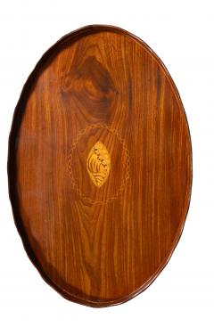 Victorian Mahogany Oval Tray - 4723248