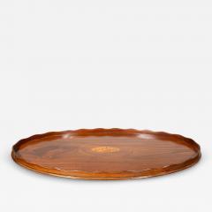 Victorian Mahogany Oval Tray - 4728421