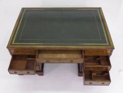 Victorian Mahogany Partners Desk c 1840 60 - 760179