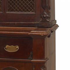 Victorian Mahogany Secretaire Bookcase - 2800242