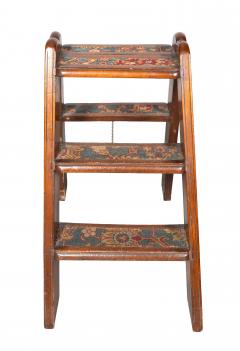 Victorian Mahogany Step Ladder - 4723266