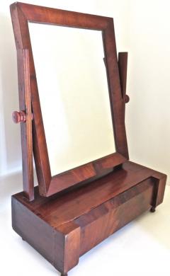 Victorian Mahogany Vanity or Shaving Table Top Swivel Mirror English Circa 1865 - 3334740