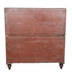 Victorian Mahogany and Brass Mounted Campaign Chest - 4380671