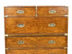 Victorian Mahogany and Brass Mounted Campaign Chest - 4380688