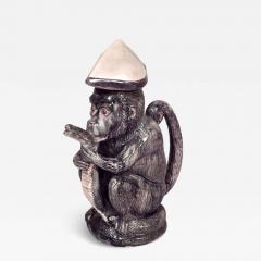 Victorian Majolica Porcelain Monkey - 4325749