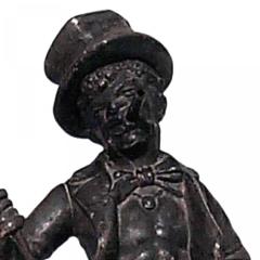 Victorian Metal Strutting Man Figure - 4321698