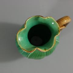 Victorian Minton Majolica Lily Pad and Flower Jug Pitcher - 3485995