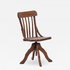 Victorian Oak Child Desk Chair - 1407982