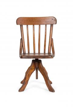 Victorian Oak Child Desk Chair - 4672041