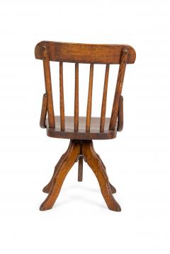 Victorian Oak Child Desk Chair - 4672043