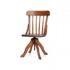 Victorian Oak Child Desk Chair - 4735078