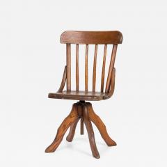 Victorian Oak Child Desk Chair - 4735159