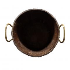 Victorian Oak and Brass Pail - 3768701