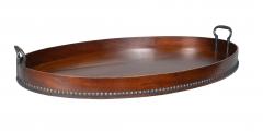 Victorian Oval Mahogany Tray - 4396719