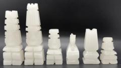 Victorian Revival Chess Table Pieces with Marble Top Bronze Base - 3851311