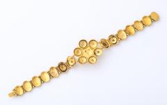 Victorian Ruby and Diamond Gold Lion Bracelet - 2356566