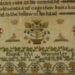 Victorian Sampler 1839 by Emma Kite - 3212219