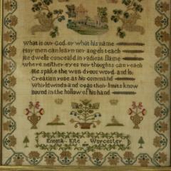 Victorian Sampler 1839 by Emma Kite - 3212222