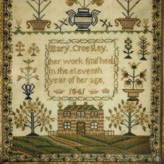 Victorian Sampler 1841 by Mary Croesley - 4227145